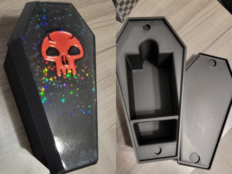 Coffin Commander Deck Box (fits double sleeved)