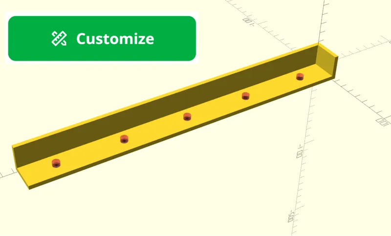 Customizable Precision Drill / Screw guide / jig