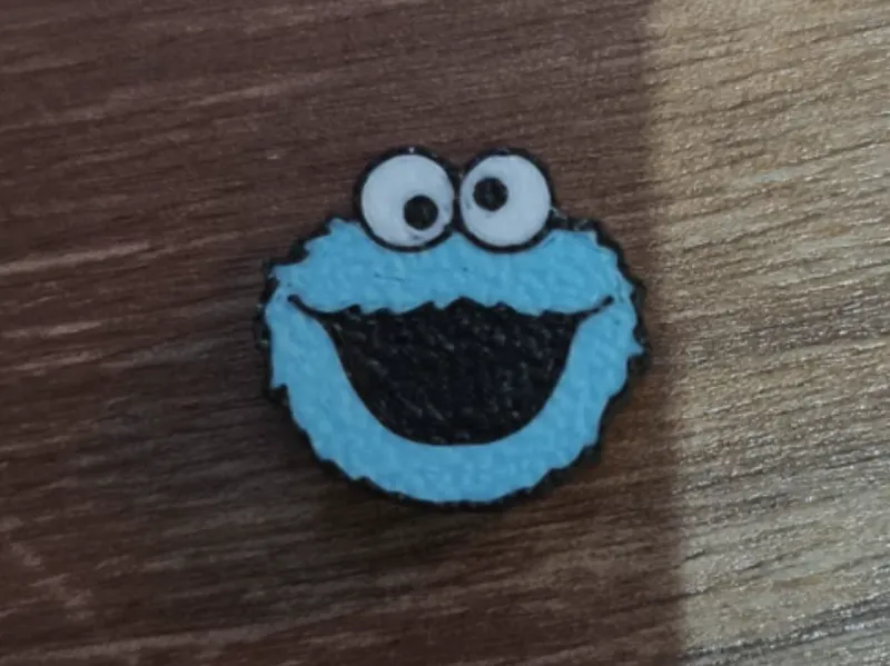 Shoelace charms Cookie M. Sesame Street (Muppet)