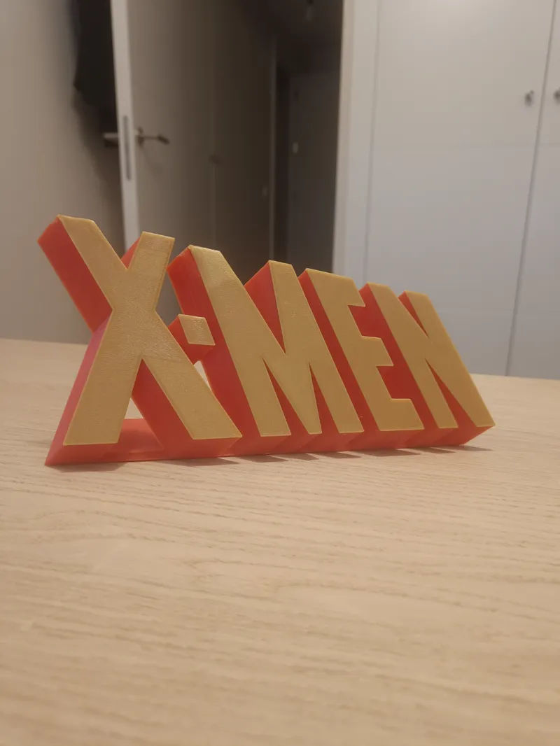 X-MEN logo (No supports)