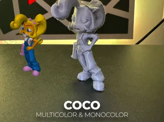 Coco Bandicoot – Stylized Mini Figurine