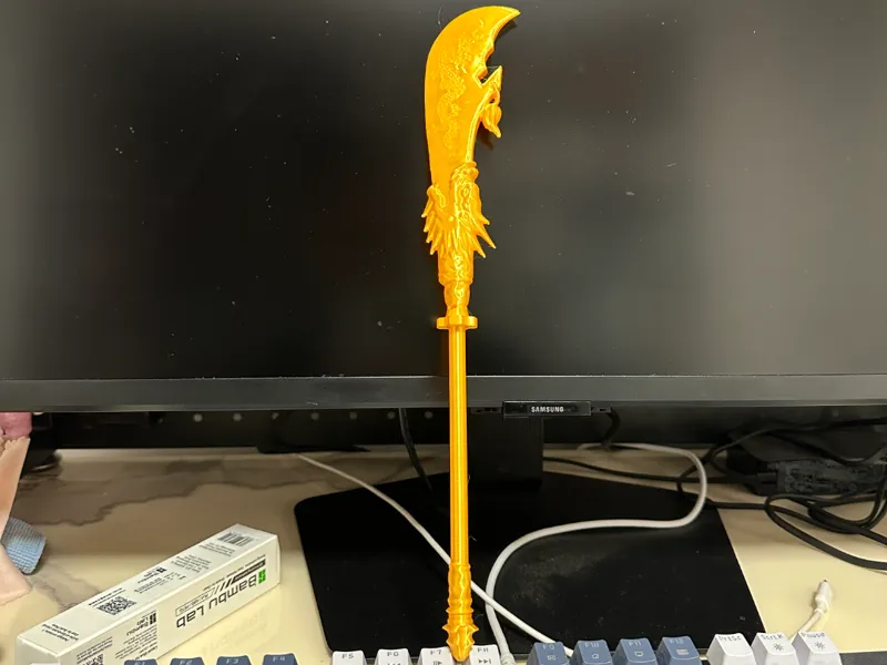 30cm青龙偃月刀，分体光滑款（1.7h、33g）