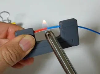 Filament welder splice