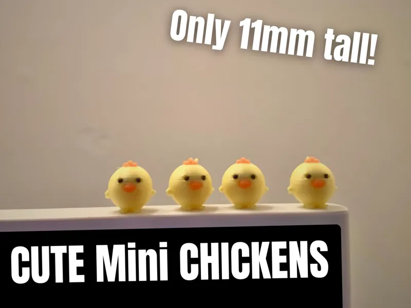Cute Baby Chick! Only 11mm tall!