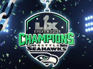 Super Bowl LX Champs Seattle Seahawks Charm