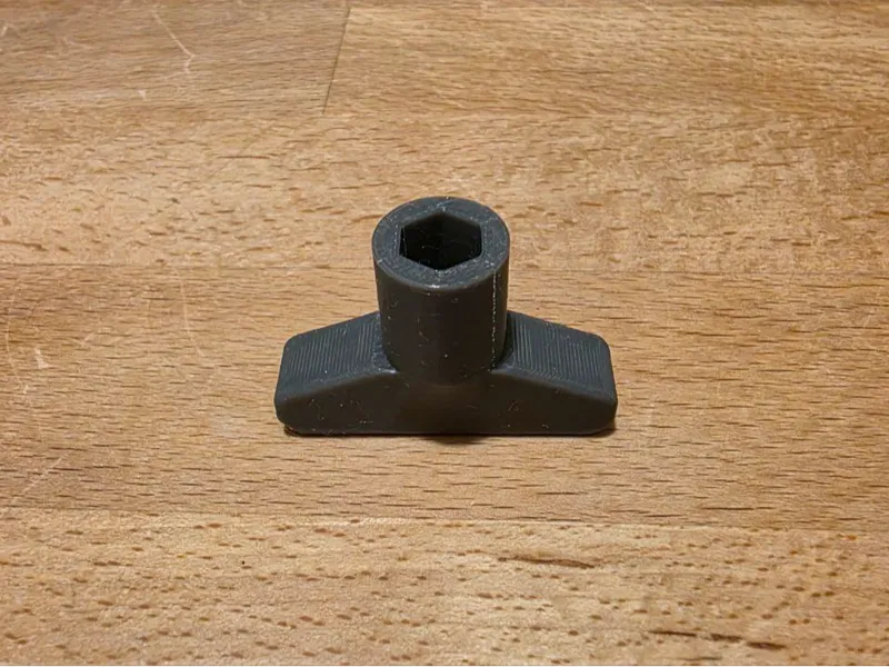 Dishwasher leveling key (Whirlpool)