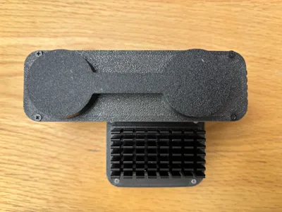 DJI OSMO 360 Panoramic Camera Modified VR180 Camera Lens Cap and Back Cover