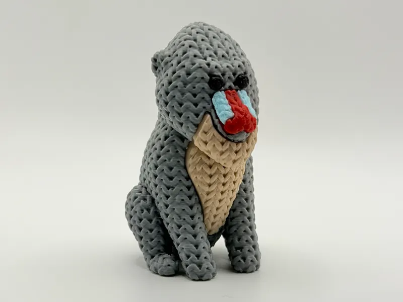 Mandril Tejido - Little Safari Collection 