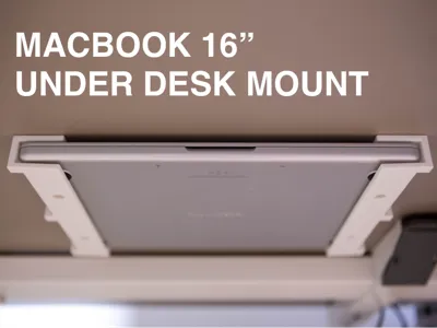 MacBook Pro Under Desk (or Wall-) Mount 16 in.