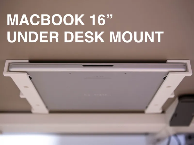 MacBook Pro Under Desk (or Wall-) Mount 16 in.