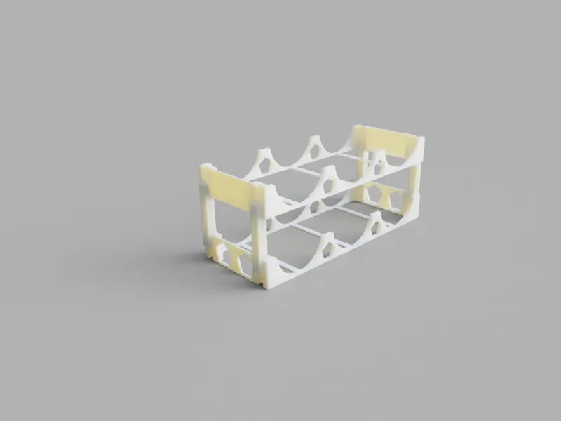 Modular 66mm spray paint can stand