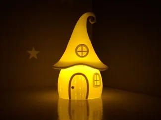 Wichtel Haus für LED Teelicht mit kleinem Fehler