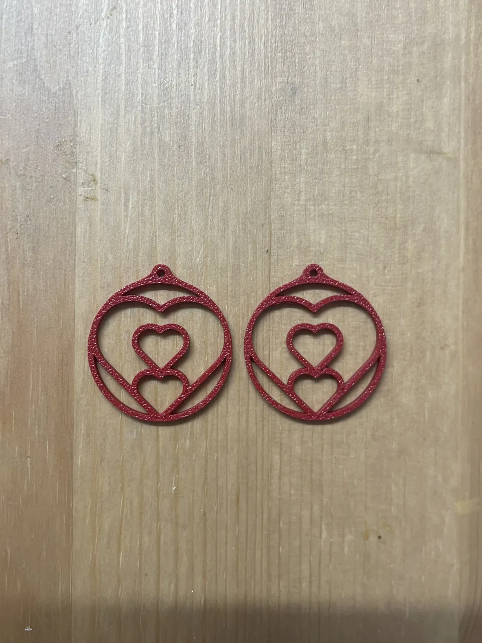 Heart Earrings view 2