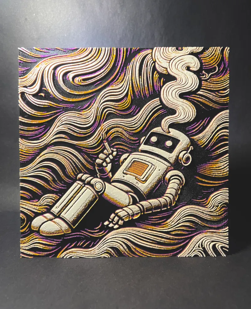 Robot smoke break