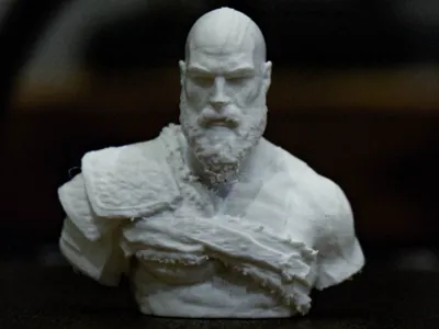 Kratos Miniature Statue