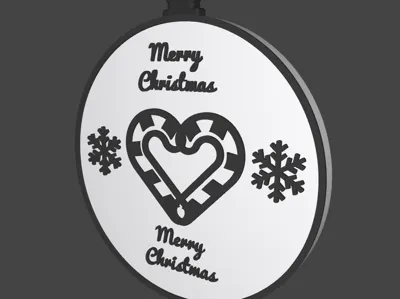 Candy Cane Chrismas Ornament