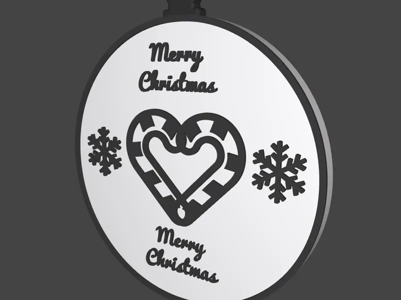 Candy Cane Chrismas Ornament