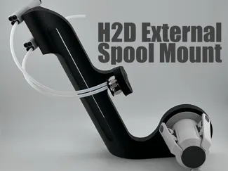 H2D H2S External Spool Mount AMS Lite