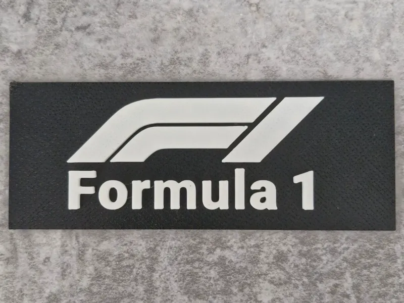 Formula 1 sign