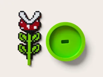 Accesorio para impresora 3D: 8-Bit Mario Plants & Pots Set — vista de referencia 5
