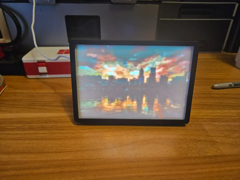 Portland Skyline Lithophane