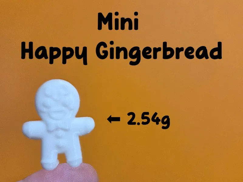 Mini Happy Gingerbread – Sweet Holiday Smiles! 