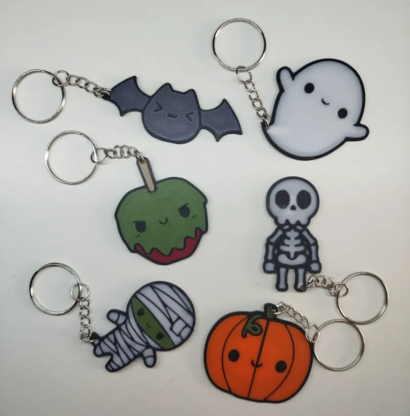 CUTE HALLOWEEN KEYCHAIN PACK