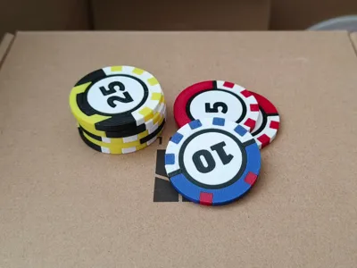Pokemon Poker Chips