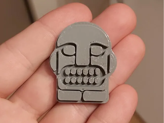Spelunky 2 Golden Idol fridge magnet