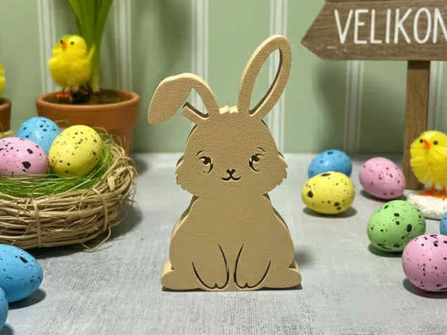 Minimalist Easter Bunny