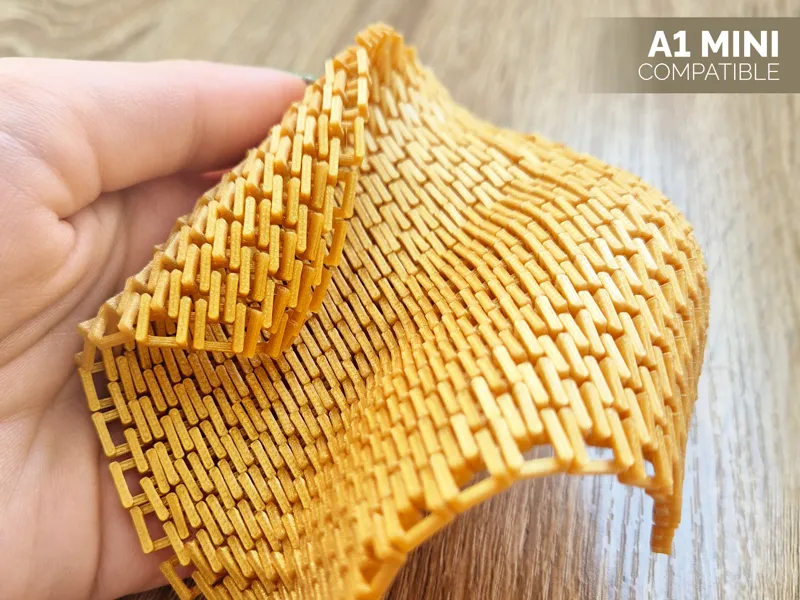 Chainmail Fidget Fabric - Greek Patterns Inspired 