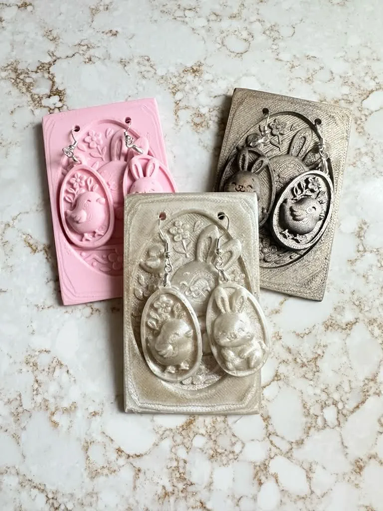 Easter Earring Set - and display card view 3