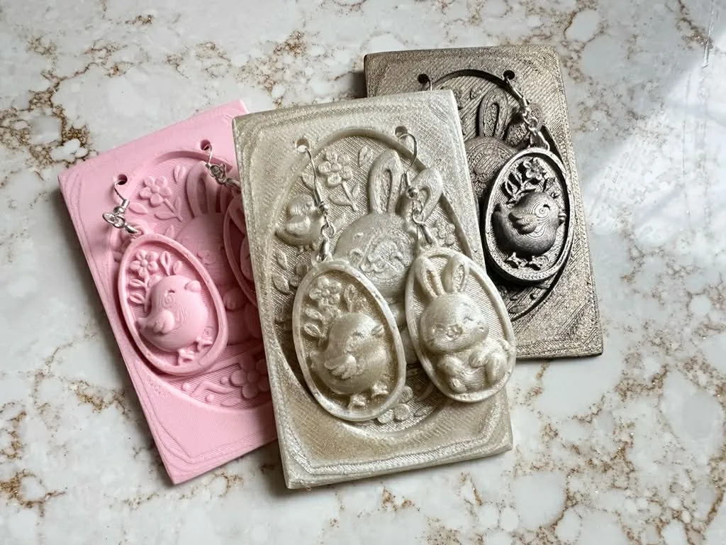 Easter Earring Set - and display card view 4