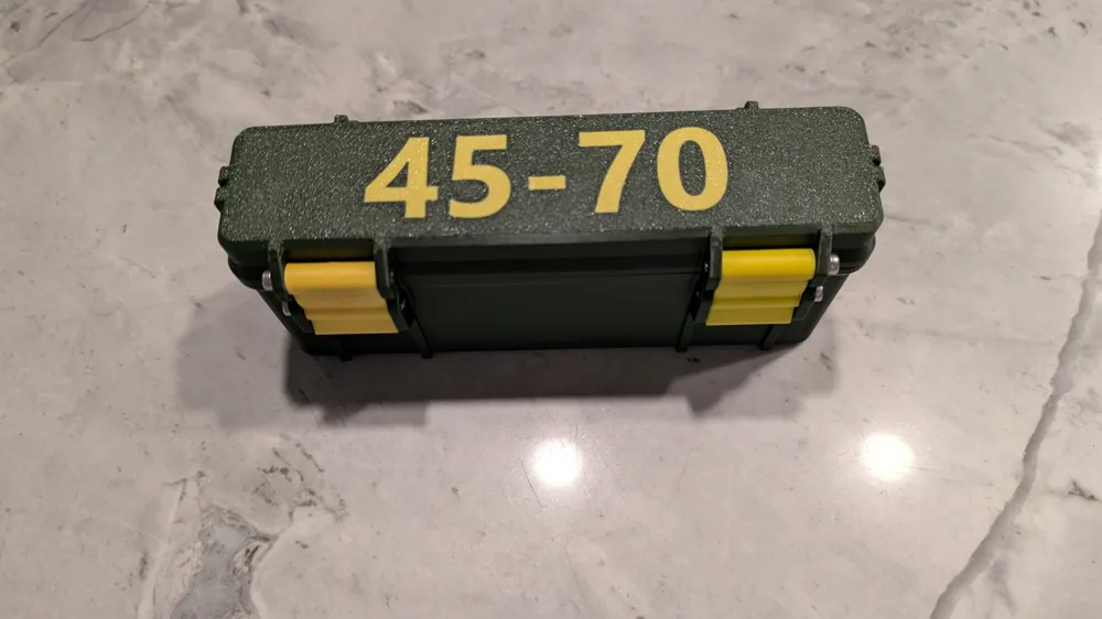 45-70 GOVT 20rnd Bullet Down Ammo Box by Squatch MakerWorld: Download ...