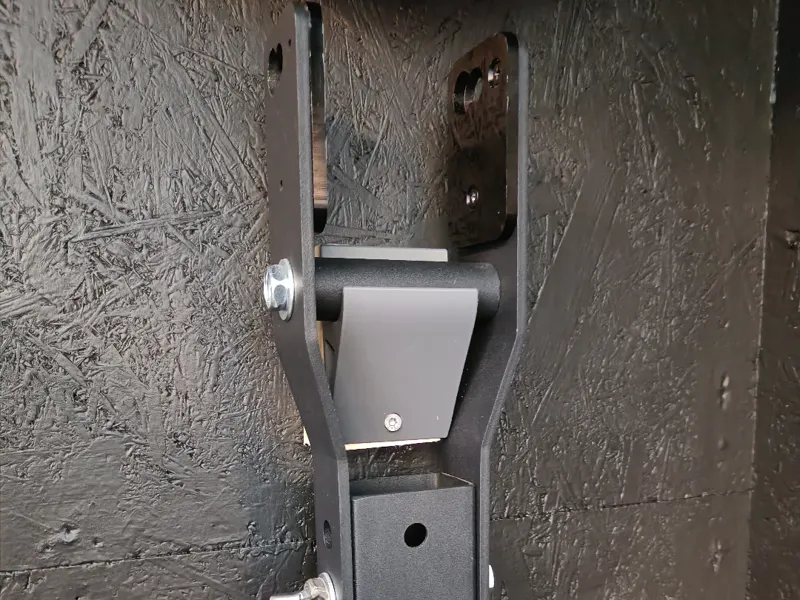 Belt squat attachment wall holder storage home gym