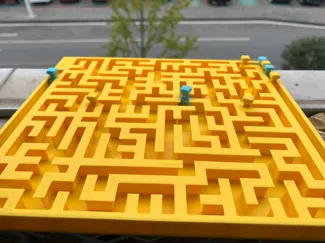 方形迷宫一体打印Integrated printing of square maze