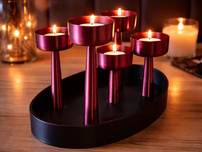 TEALIGHT TOWER – Screw-on Tealight Holder