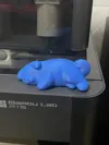 lying dog