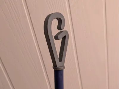 Garden Clothes Pole Holder