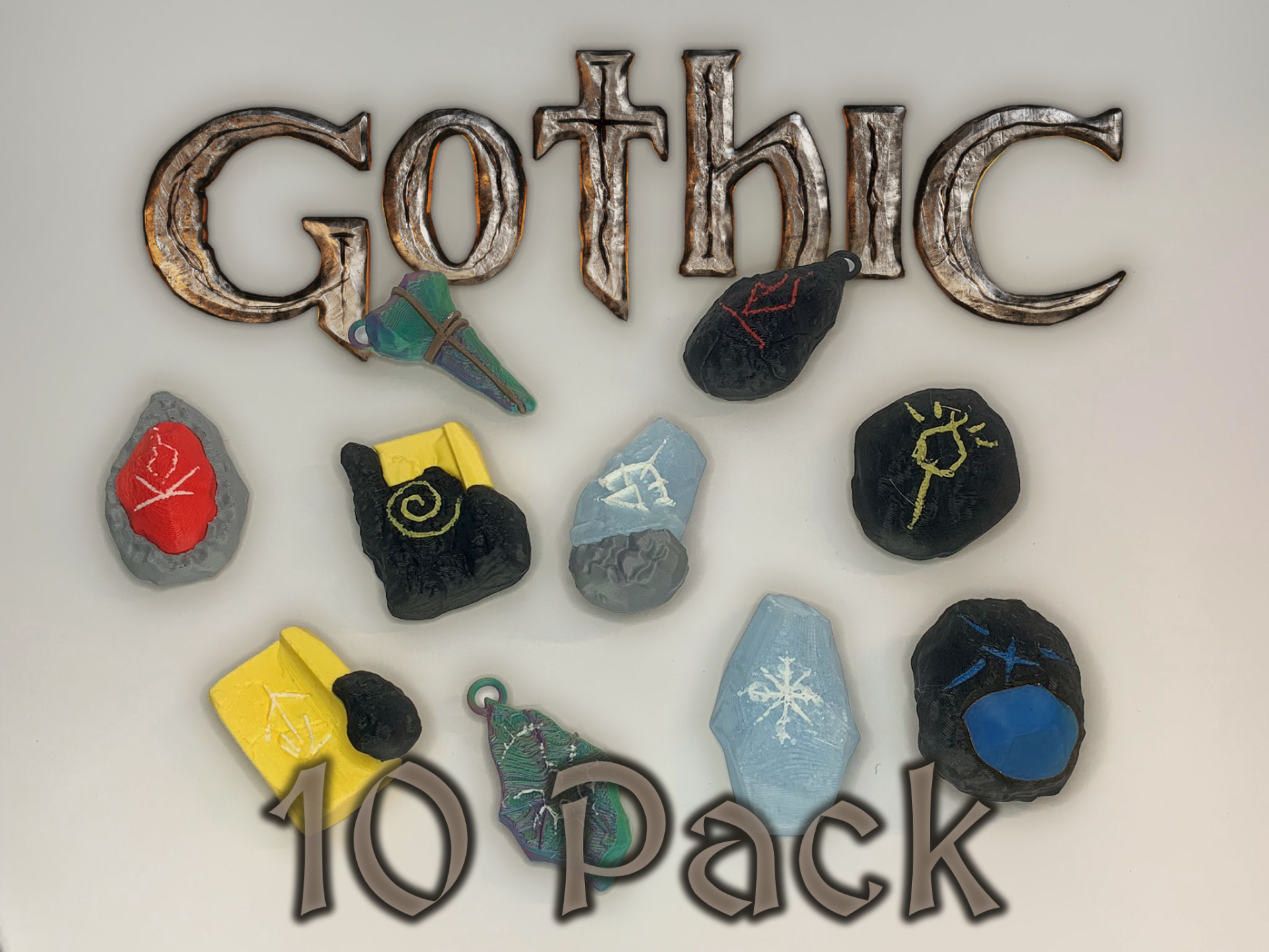 Gothic Remake Runes (10 Pack)