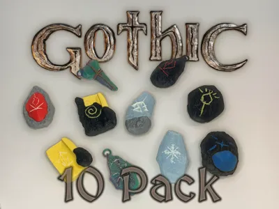 Gothic Remake Runes (10 Pack)