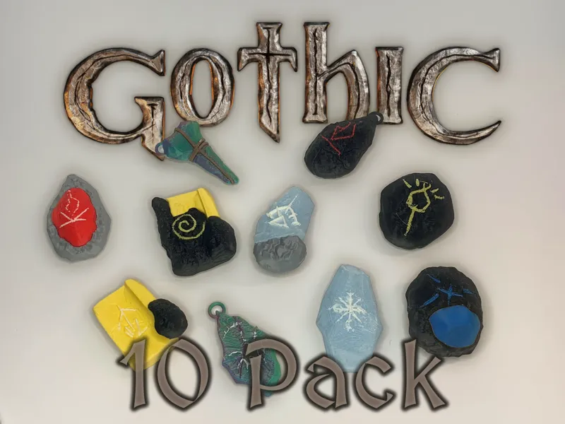 Gothic Remake Runes (10 Pack)