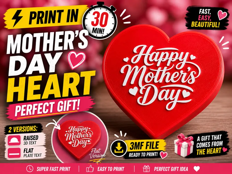 Mother’s Day Heart – Perfect 30 Min Gift!