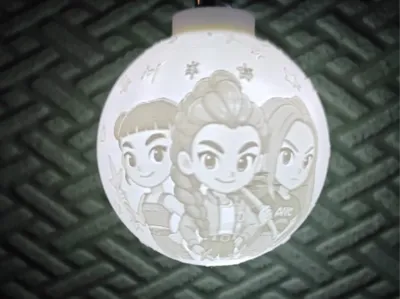 K-pop Demon Hunters Merry Christmas Bauble