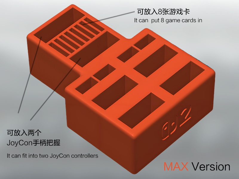 Miniatura 2 do modelo 3D 任天堂Switch 2 Joy-Con手柄收纳支架