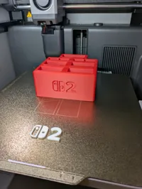 1 Plate MultiColour print - 0.2mm layer, 2 walls, 15% infill