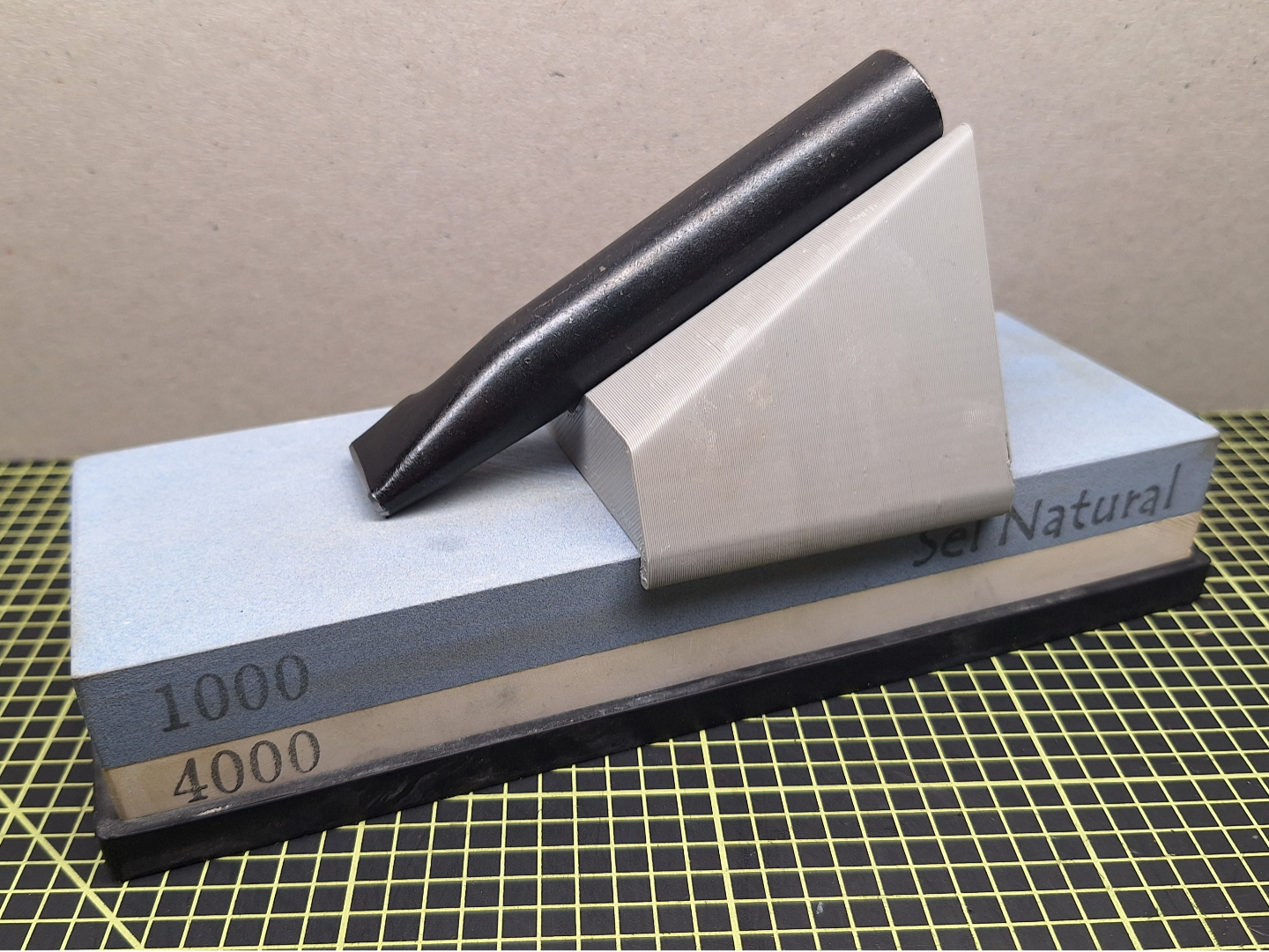 Hole punch whetstone sharpening jig 30° 60mm