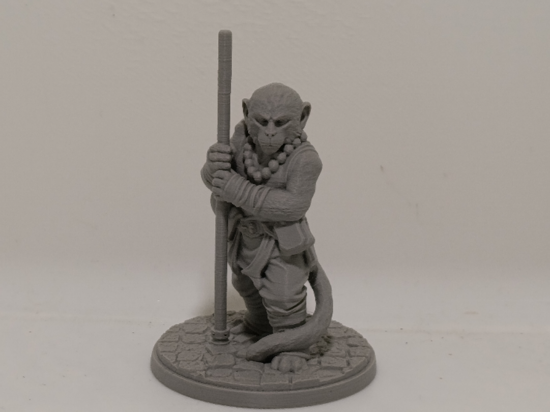 Miniatura 1 do modelo 3D supportless shaolin monkey (dnd monk)