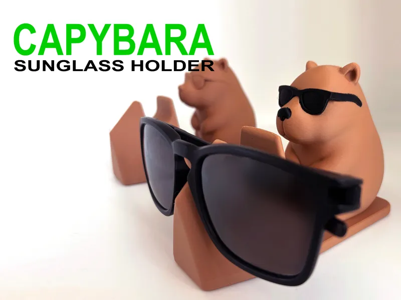 Cool Capybara Eyeglass/Sunglass Holder