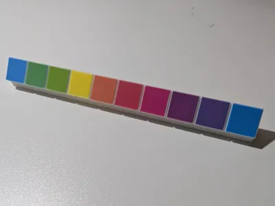 stand for testing bambu studio color mixing